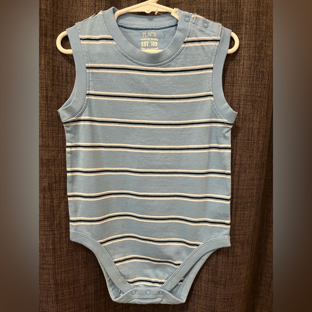 Children’a Place - Striped Onesie - 3T